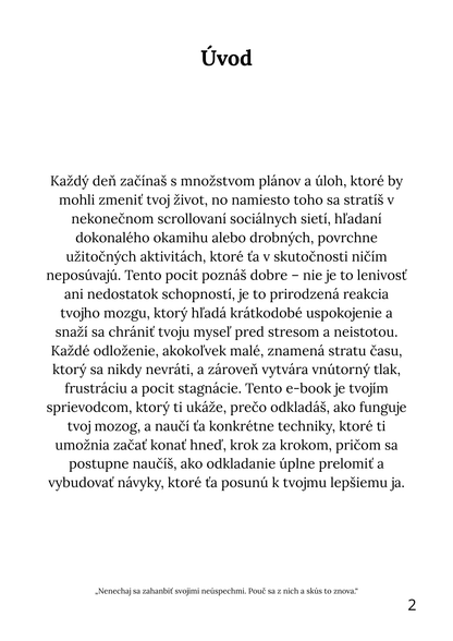 Ako prestať odkladať veci – krok za krokom k životu bez prokrastinácie